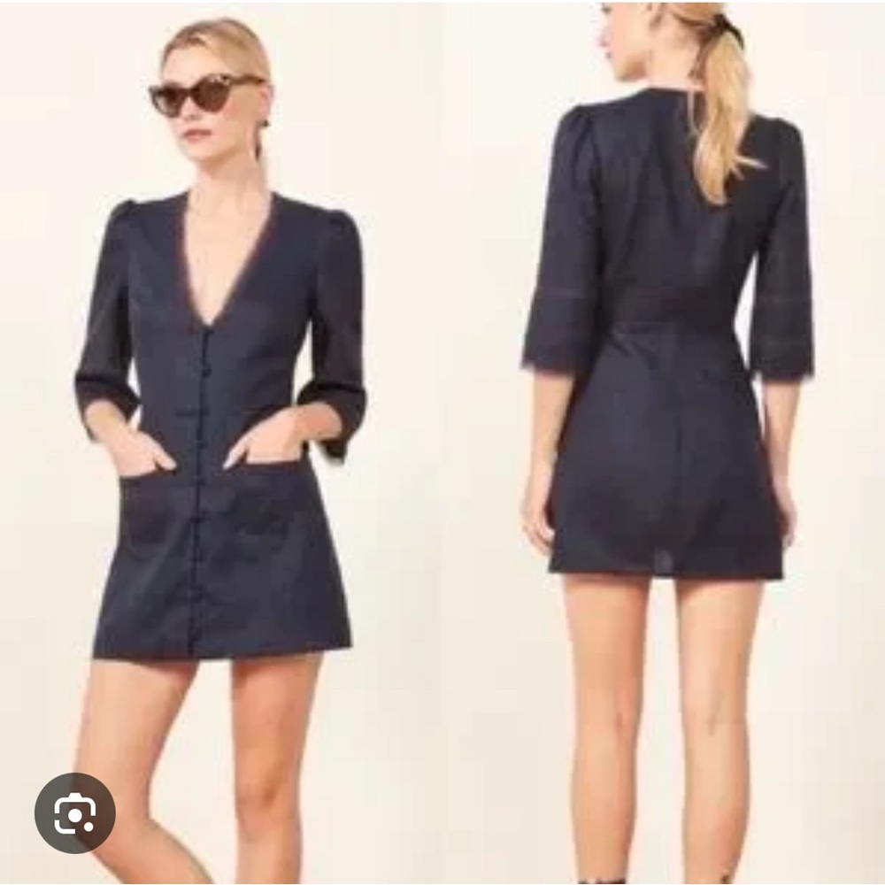 REFORMATION Linen Dress
